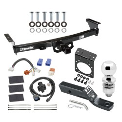Complete Tow Package For 05-24 Nissan Frontier 09-12 Suzuki Equator w/ 7-Way RV Wiring Harness Kit 2" Ball and Mount Bracket 2" Receiver Class 3 Complete Tow Package For 05-24 Nissan Frontier 09-12 Suzuki Equator w/ 7-Way RV Wiring Harness Kit 2" Ball and Mount Bracket 2" Receiver Class 3