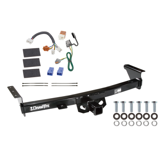 Custom Fit Trailer Hitch Wiring Harness (Plug & Play) Installation Hardware Installation Instructions 75282 118525 Draw-Tite Trailer Hitch 05-23 Nissan Frontier 09-12 Suzuki Equator Tow Receiver Wiring Harness Kit 05 06 07 08 09 10 11 12 13 14 15 16 Trailer Hitch For 05-23 Nissan Frontier 09-12 Suzuki Equator Tow Receiver w/ Wiring Harness Kit