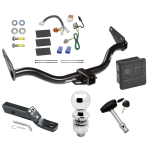 Custom Fit Trailer Hitch Wiring Harness (Plug & Play) 2" Drop Ball-Mount w/ Pin/Clip 2" Chrome Ball Security Lock Pin Rubber Hitch Plug Cover Installation Hardware Installation Instructions 75291 118525 23 63845 580407 7010 Draw-Tite Traile Trailer Tow Hitch For 05-15 Nissan Xterra Deluxe Package Wiring 2" Ball and Lock