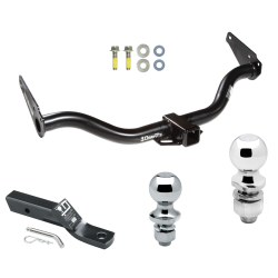 Trailer Tow Hitch For 05-15 Nissan Xterra Receiver w/ 1-7/8" and 2" Ball