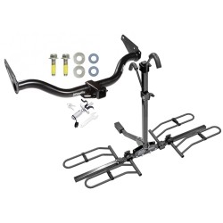 Trailer Tow Hitch For 05-15 Nissan Xterra Platform Style 2 Bike Rack w/ Anti Rattle Hitch Lock