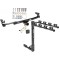 Custom Fit Trailer Hitch 4 Bike Carrier Security J-Pin Rubber Hitch Plug Cover Installation Hardware Installation Instructions 75299 1393100G 63201 7010 Draw-Tite Trailer Tow Hitch 4 Bike Rack 05-09 Five Hundred Freestyle Taurus X Sable Montego tilt away Trailer Tow Hitch w/ 4 Bike Rack For 05-09 Ford Five Hundred Freestyle Taurus X Sable Montego tilt away adult or child arms fold down carrier w/ Lock and Cover