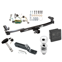 Trailer Tow Hitch For 05-07 Ford Five Hundred Freestyle Deluxe Package Wiring 2" Ball and Lock