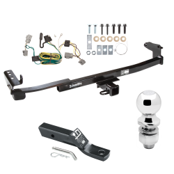 Trailer Tow Hitch For 05-07 Ford Five Hundred Freestyle Complete Package w/ Wiring and 2" Ball