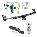 Custom Fit Trailer Hitch Wiring Harness (Plug & Play) 2" Drop Ball-Mount w/ Pin/Clip 2" Chrome Ball Installation Hardware Installation Instructions 75299 118447 23 63845 Draw-Tite Trailer Tow Hitch 08-09 Taurus Mercury Sable Sedan Complete Trailer Tow Hitch For 08-09 Ford Taurus Mercury Sable Sedan Complete Package w/ Wiring and 2" Ball