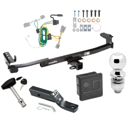 Trailer Tow Hitch For 08-09 Ford Taurus X Deluxe Package Wiring 2" Ball and Lock