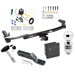 Trailer Tow Hitch For 05-07 Mercury Montego Deluxe Package Wiring 2" Ball and Lock