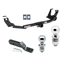 Trailer Tow Hitch For 05-07 Chrysler Town & Country Dodge Grand Caravan w/Stow & Go Seats Receiver w/ 1-7/8" and 2" Ball Trailer Tow Hitch For 05-07 Chrysler Town & Country Dodge Grand Caravan w/Stow & Go Seats Receiver w/ 1-7/8" and 2" Ball