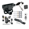Custom Fit Trailer Hitch Wiring Harness (Plug & Play) 2" Drop Ball-Mount w/ Pin/Clip 2" Chrome Ball Security Lock Pin Rubber Hitch Plug Cover Installation Hardware Installation Instructions 75338 118408 23 63845 580407 7010 Draw-Tite Traile Trailer Tow Hitch For 06-10 Jeep Commander Deluxe Package Wiring 2" Ball and Lock