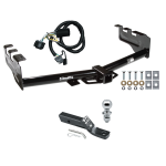 Custom Fit Trailer Hitch Wiring Harness (Plug & Play) 2" Drop Ball-Mount w/ Pin/Clip 1-7/8" Chrome Ball Installation Hardware Installation Instructions 75362 118384 23 63816 Draw-Tite Trailer Tow Hitch 07-13 Chevy Silverado GMC Sierra 1500 Trailer Tow Hitch For 07-13 Chevy Silverado GMC Sierra 1500 Complete Package w/ Wiring and 1-7/8" Ball