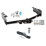 Custom Fit Trailer Hitch Wiring Harness (Requires Splicing) 2" Drop Ball-Mount w/ Pin/Clip 1-7/8" Chrome Ball Installation Hardware Installation Instructions 75362 20252 23 63816 Draw-Tite Trailer Tow Hitch 99-07 Chevy Silverado GMC Sierra 1500 Trailer Tow Hitch For 99-07 Chevy Silverado GMC Sierra 1500 99-04 2500 LD Complete Package w/ Wiring and 1-7/8" Ball