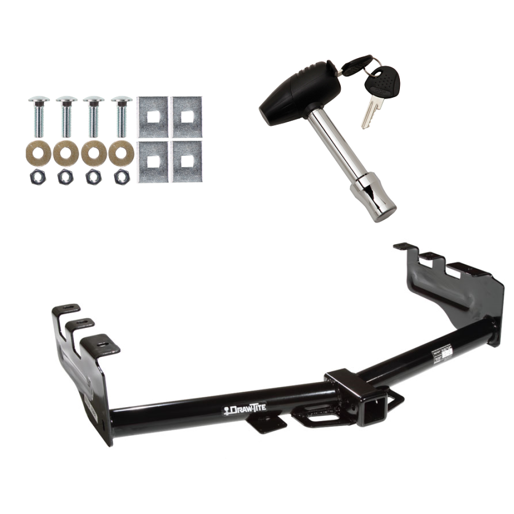 Custom Fit Front Mount Trailer Hitch Security Lock Pin & Key Installation Hardware Installation Instructions 75362 580407 Draw-Tite Trailer Tow Hitch 99-13 Chevy Silverado GMC Sierra 1500 and 99-04 2500 LD Security Lock Pin Key 99 00 01 02 03 04 05 0 Trailer Tow Hitch For 99-13 Chevy Silverado GMC Sierra 1500 and 99-04 2500 LD w/ Security Lock Pin Key