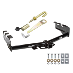 Trailer Tow Hitch For 99-13 Chevy Silverado GMC Sierra 1500 and 99-04 2500 LD w/ J-Pin Anti-Rattle Lock