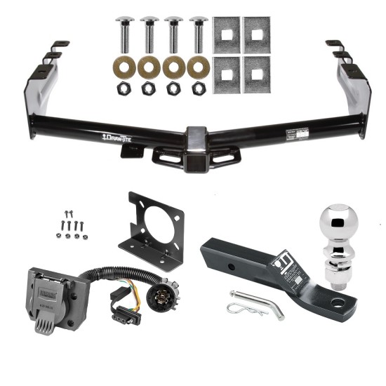 Custom Fit Trailer Hitch Wiring Harness (Plug & Play) 2" Drop Ball-Mount w/ Pin/Clip 2-5/16" Chrome Ball Installation Hardware Installation Instructions 75362 74682 23 63847 Draw-Tite Trailer Hitch Package Wiring 99-13 Chevy Silverado GMC Si Trailer Hitch Package w/ Wiring For 99-13 Chevy Silverado GMC Sierra 1500 99-04-2500 LD w/ 2-5/16" Ball 2" Drop Mount 7-Way Pin Blade RV Class 3