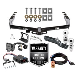 Trailer Hitch Brake Control and Wiring Kit For 99-02 Chevy Silverado GMC Sierra 1500 99-02 2500 LD w/ Dual 2" and 2- 5/16" Ball 2" Drop Mount 7-Way Pin Blade RV Controller Trailer Hitch Brake Control and Wiring Kit For 99-02 Chevy Silverado GMC Sierra 1500 99-02 2500 LD w/ Dual 2" and 2- 5/16" Ball 2" Drop Mount 7-Way Pin Blade RV Controller