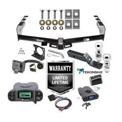 Trailer Tow Hitch w/ Tekonsha Prodigy P3 Brake Control For 07-13 Chevy Silverado GMC Sierra 1500 w/ Dual 2" and 2- 5/16" Ball 2" Drop Mount 7-Way Pin Blade RV Controller Trailer Tow Hitch w/ Tekonsha Prodigy P3 Brake Control For 07-13 Chevy Silverado GMC Sierra 1500 w/ Dual 2" and 2- 5/16" Ball 2" Drop Mount 7-Way Pin Blade RV Controller