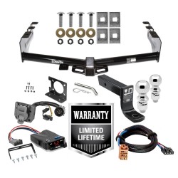 Trailer Hitch Brake Control and Wiring Kit For 03-07 Chevy Silverado GMC Sierra 1500 03-04 2500 LD w/ Dual 2" and 2- 5/16" Ball 4" Drop Mount 7-Way Pin Blade RV Controller Trailer Hitch Brake Control and Wiring Kit For 03-07 Chevy Silverado GMC Sierra 1500 03-04 2500 LD w/ Dual 2" and 2- 5/16" Ball 4" Drop Mount 7-Way Pin Blade RV Controller