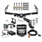 Trailer Hitch Brake Control and Wiring Kit For 99-02 Chevy Silverado GMC Sierra 1500 99-02 2500 LD w/ Dual 2" and 2- 5/16" Ball 4" Drop Mount 7-Way Pin Blade RV Controller Trailer Hitch Brake Control and Wiring Kit For 99-02 Chevy Silverado GMC Sierra 1500 99-02 2500 LD w/ Dual 2" and 2- 5/16" Ball 4" Drop Mount 7-Way Pin Blade RV Controller