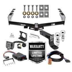 Trailer Hitch Brake Control and Wiring Kit For 99-02 Chevy Silverado GMC Sierra 1500 99-02 2500 LD w/ Dual 2" and 2- 5/16" Ball 4" Drop Mount 7-Way Pin Blade RV Controller Trailer Hitch Brake Control and Wiring Kit For 99-02 Chevy Silverado GMC Sierra 1500 99-02 2500 LD w/ Dual 2" and 2- 5/16" Ball 4" Drop Mount 7-Way Pin Blade RV Controller