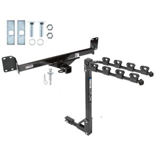 Custom Fit Trailer Hitch 4 Bike Carrier Installation Hardware Installation Instructions 75363 1393100G Draw-Tite Trailer Tow Hitch 4 Bike Rack 04-10 VW Volkswagen Toureg tilt away adult or child arms fold down carrier 04 05 06 07 08 09 10 2004 2005 2006 Trailer Tow Hitch w/ 4 Bike Rack For 04-10 VW Volkswagen Toureg tilt away adult or child arms fold down carrier