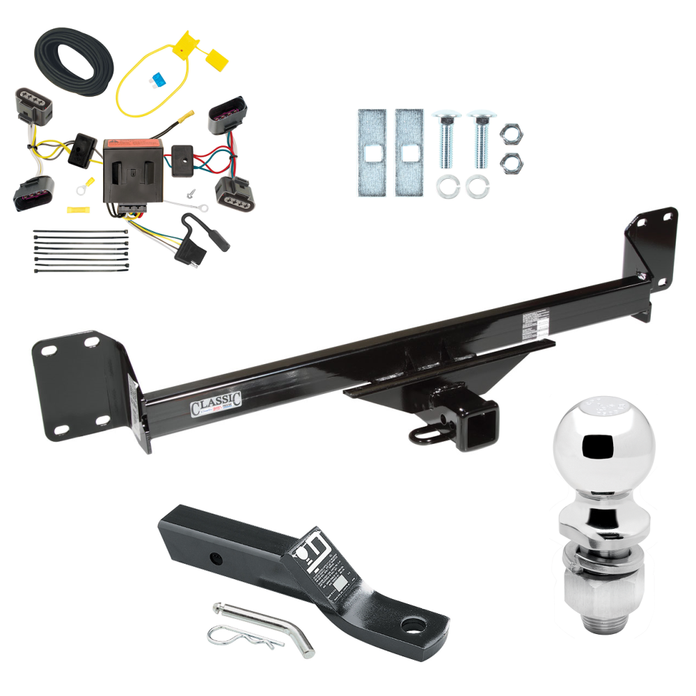 Trailer Tow Hitch For 0410 Volkswagen Touareg Complete Package w