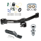 Trailer Tow Hitch For 04-10 BMW X3 Complete Package w/ Wiring and 1-7/8" Ball