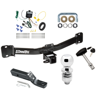 Custom Fit Trailer Hitch Wiring Harness (Requires Splicing) 2" Drop Ball-Mount w/ Pin/Clip 2" Chrome Ball Security Lock Pin Rubber Hitch Plug Cover Installation Hardware Installation Instructions 75371 119191 23 63845 580407 7010 Draw-Tite Trai Trailer Tow Hitch For 04-10 BMW X3 Deluxe Package Wiring 2" Ball and Lock