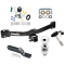Custom Fit Trailer Hitch Wiring Harness (Requires Splicing) 2" Drop Ball-Mount w/ Pin/Clip 2" Chrome Ball Security Lock Pin Rubber Hitch Plug Cover Installation Hardware Installation Instructions 75371 119191 23 63845 580407 7010 Draw-Tite Trai Trailer Tow Hitch For 04-10 BMW X3 Deluxe Package Wiring 2" Ball and Lock