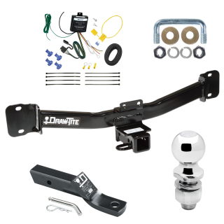 Custom Fit Trailer Hitch Wiring Harness (Requires Splicing) 2" Drop Ball-Mount w/ Pin/Clip 2" Chrome Ball Installation Hardware Installation Instructions 75371 119191 23 63845 Draw-Tite Trailer Tow Hitch 04-10 BMW X3 Complete Package Wiring and Trailer Tow Hitch For 04-10 BMW X3 Complete Package w/ Wiring and 2" Ball