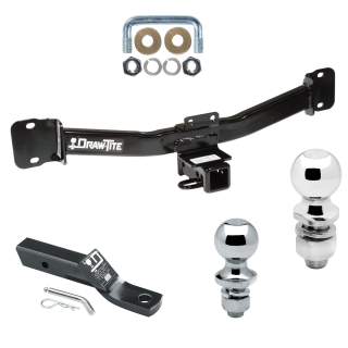 Trailer Tow Hitch For 04-10 BMW X3 Receiver w/ 1-7/8" and 2" Ball