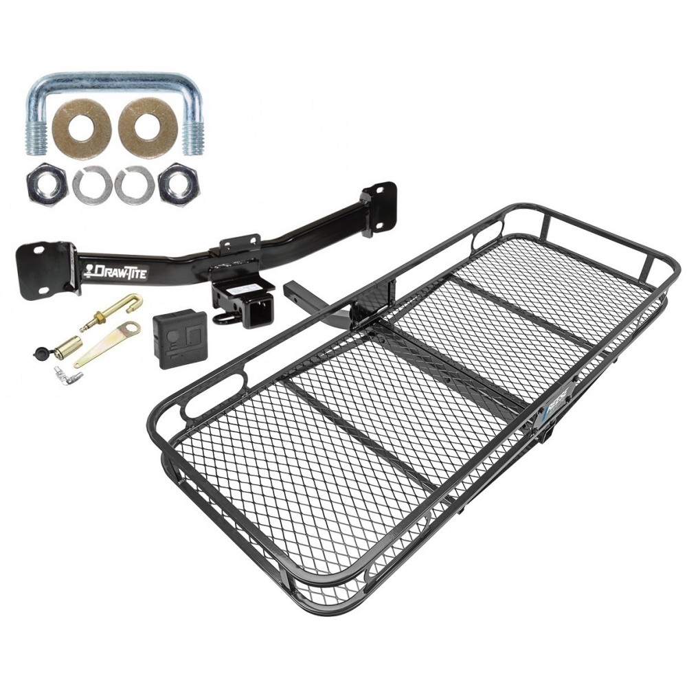 Trailer Tow Hitch For 04-10 BMW X3 Basket Cargo Carrier Platform Hitch Lock and Cover