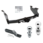 Custom Fit Trailer Hitch 2" Drop Ball-Mount w/ Pin/Clip 1-7/8" and 2" Chrome Ball Installation Hardware Installation Instructions 75420 23 63845 63816 Draw-Tite Trailer Tow Hitch 03-09 Dodge Ram 1500 2500 3500 Receiver 1-7/8" and 2&qu Trailer Tow Hitch For 03-09 Dodge Ram 1500 2500 3500 Receiver w/ 1-7/8" and 2" Ball