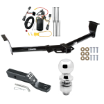 Custom Fit Trailer Hitch Wiring Harness (Plug & Play) 2" Drop Ball-Mount w/ Pin/Clip 2" Chrome Ball Installation Hardware Installation Instructions 75421 118410 23 63845 Draw-Tite Trailer Tow Hitch 07-09 Hyundai Entourage 06-12 14 KIA Sedon Trailer Tow Hitch For 07-09 Hyundai Entourage 06-12 14 KIA Sedona Complete Package w/ Wiring and 2" Ball