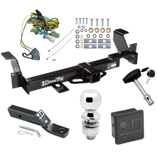 Trailer Tow Hitch For 02-07 Buick Rendezvous 01-05 Pontiac Aztek Deluxe Package Wiring 2" Ball and Lock