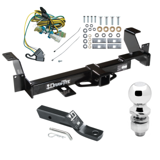 Custom Fit Trailer Hitch Wiring Harness (Plug & Play) 2" Drop Ball-Mount w/ Pin/Clip 2" Chrome Ball Installation Hardware Installation Instructions 75430 118383 23 63845 Draw-Tite Trailer Tow Hitch 02-07 Buick Rendezvous 01-05 Pontiac Aztek Trailer Tow Hitch For 02-07 Buick Rendezvous 01-05 Pontiac Aztek Complete Package w/ Wiring and 2" Ball