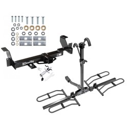 Trailer Tow Hitch For 01-07 Pontiac Aztek Buick Rendezvous Platform Style 2 Bike Rack w/ Anti Rattle Hitch Lock Trailer Tow Hitch For 01-07 Pontiac Aztek Buick Rendezvous Platform Style 2 Bike Rack w/ Anti Rattle Hitch Lock
