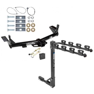 Custom Fit Trailer Hitch 4 Bike Carrier Security J-Pin Rubber Hitch Plug Cover Installation Hardware Installation Instructions 75437 1393100G 63201 7010 Draw-Tite Trailer Tow Hitch 4 Bike Rack 06-10 Explorer Mercury Mountaineer tilt away adult or child a Trailer Tow Hitch w/ 4 Bike Rack For 06-10 Ford Explorer Mercury Mountaineer tilt away adult or child arms fold down carrier w/ Lock and Cover