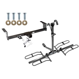 Trailer Tow Hitch For 06-13 Suzuki Grand Vitara Platform Style 2 Bike Rack w/ Anti Rattle Hitch Lock
