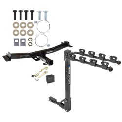 Trailer Tow Hitch w/ 4 Bike Rack For 07-14 Toyota FJ Cruiser 4 Bike Rack tilt away adult or child arms fold down carrier w/ Lock and Cover Trailer Tow Hitch w/ 4 Bike Rack For 07-14 Toyota FJ Cruiser 4 Bike Rack tilt away adult or child arms fold down carrier w/ Lock and Cover
