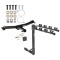 Custom Fit Trailer Hitch 4 Bike Carrier Security J-Pin Rubber Hitch Plug Cover Installation Hardware Installation Instructions  75461 1393100G 63201 7010 Draw-Tite Trailer Tow Hitch 4 Bike Rack 07-14 Toyota FJ Cruiser 4 Bike Rack tilt away adult or child  Trailer Tow Hitch w/ 4 Bike Rack For 07-14 Toyota FJ Cruiser 4 Bike Rack tilt away adult or child arms fold down carrier w/ Lock and Cover