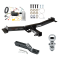 Custom Fit Trailer Hitch Wiring Harness (Plug & Play) 2" Drop Ball-Mount w/ Pin/Clip 1-7/8" Chrome Ball Installation Hardware Installation Instructions  75461 118405 23 63816 Draw-Tite Trailer Tow Hitch 07-14 Toyota FJ Cruiser Complete Packa Trailer Tow Hitch For 07-14 Toyota FJ Cruiser Complete Package w/ Wiring and 1-7/8" Ball