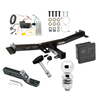 Custom Fit Trailer Hitch Wiring Harness (Plug & Play) 2" Drop Ball-Mount w/ Pin/Clip 2" Chrome Ball Security Lock Pin Rubber Hitch Plug Cover Installation Hardware Installation Instructions 75461 118405 23 63845 580407 7010 Draw-Tite Traile Trailer Tow Hitch For 07-14 Toyota FJ Cruiser Deluxe Package Wiring 2" Ball and Lock