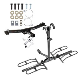 Trailer Tow Hitch For 07-14 Toyota FJ Cruiser Platform Style 2 Bike Rack w/ Anti Rattle Hitch Lock Trailer Tow Hitch For 07-14 Toyota FJ Cruiser Platform Style 2 Bike Rack w/ Anti Rattle Hitch Lock