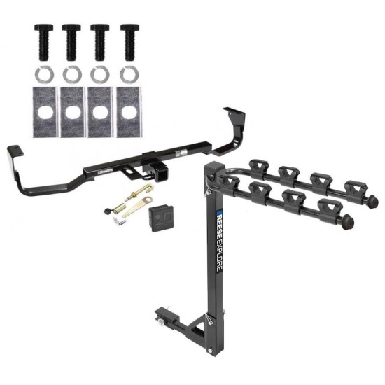 Custom Fit Trailer Hitch 4 Bike Carrier Security J-Pin Rubber Hitch Plug Cover Installation Hardware Installation Instructions 75471 1393100G 63201 7010 Draw-Tite Trailer Tow Hitch 4 Bike Rack 07-09 Hyundai Santa Fe tilt away adult or child arms fold dow Trailer Tow Hitch w/ 4 Bike Rack For 07-09 Hyundai Santa Fe tilt away adult or child arms fold down carrier w/ Lock and Cover