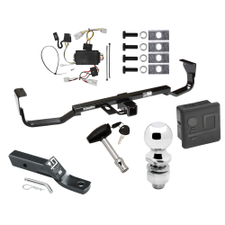 Trailer Tow Hitch For 07-09 Hyundai Santa Fe Deluxe Package Wiring 2" Ball and Lock