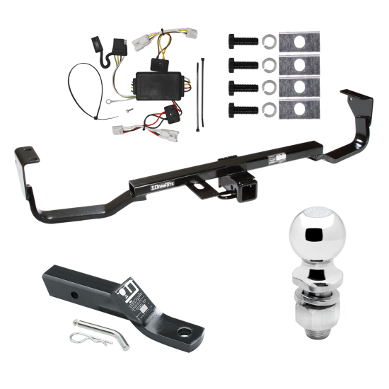 Custom Fit Trailer Hitch Wiring Harness (Plug & Play) 2" Drop Ball-Mount w/ Pin/Clip 2" Chrome Ball Installation Hardware Installation Instructions 75471 118415 23 63845 Draw-Tite Trailer Tow Hitch 07-09 Hyundai Santa Fe Complete Package Wi Trailer Tow Hitch For 07-09 Hyundai Santa Fe Complete Package w/ Wiring and 2" Ball