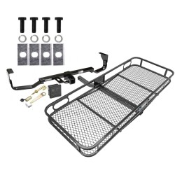 Trailer Tow Hitch For 07-09 Hyundai Santa Fe Basket Cargo Carrier Platform Hitch Lock and Cover