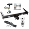 Custom Fit Trailer Hitch Wiring Harness (Plug & Play) 2" Drop Ball-Mount w/ Pin/Clip 2" Chrome Ball Installation Hardware Installation Instructions 75500 118312 23 63845 Draw-Tite Trailer Tow Hitch 85-91 Chevy GMC Suburban C10 C1500 C20 C25 Trailer Tow Hitch For 85-91 Chevy GMC Suburban C10 C1500 C20 C2500 K10 K1500 K20 K2500 R10 R1500 R20 R2500 V10 V1500 V20 V2500 Complete Package w/ Wiring and 2" Ball