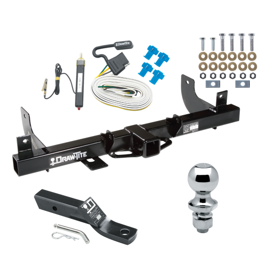 Custom Fit Trailer Hitch Wiring Harness (Requires Splicing) 2" Drop Ball-Mount w/ Pin/Clip 1-7/8" Chrome Ball Installation Hardware Installation Instructions 75506 20252 23 63816 Draw-Tite Trailer Tow Hitch 06-08 F-150 Lincoln Mark LT Complete Trailer Tow Hitch For 06-08 Ford F-150 Lincoln Mark LT Complete Package w/ Wiring and 1-7/8" Ball