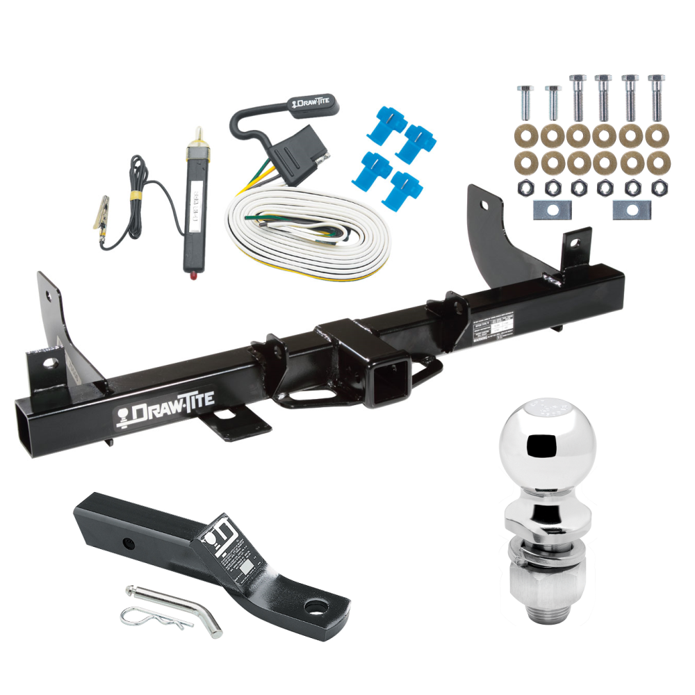 Custom Fit Trailer Hitch Wiring Harness (Requires Splicing) 2" Drop Ball-Mount w/ Pin/Clip 2" Chrome Ball Installation Hardware Installation Instructions 75506 20252 23 63845 Draw-Tite Trailer Tow Hitch 06-08 F-150 Lincoln Mark LT Complete Pack Trailer Tow Hitch For 06-08 Ford F-150 Lincoln Mark LT Complete Package w/ Wiring and 2" Ball